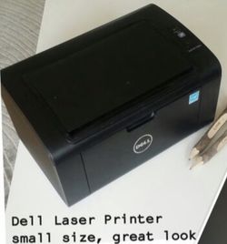 Dell Mono LASER Black White Printer Laptop Computer