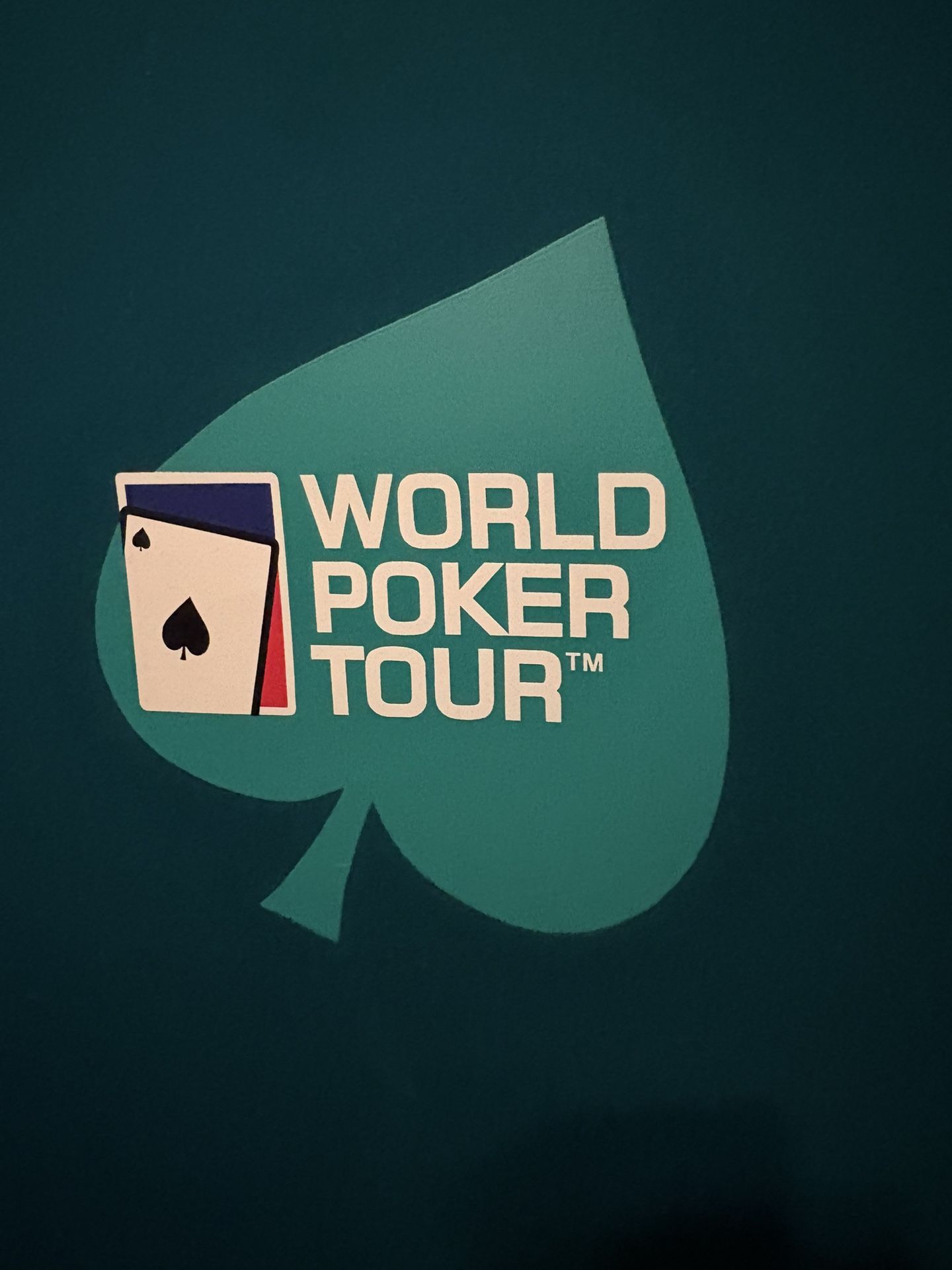 World Poker Tour Card Table & Leather Business Chairs