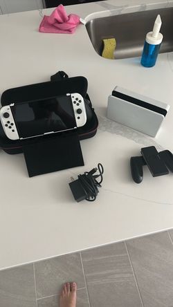 Nintendo Switch OLED White with Accessories