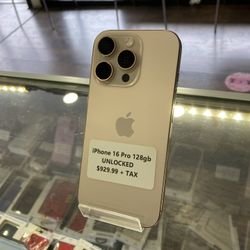 iPhone 16 Pro 128gb Unlocked 