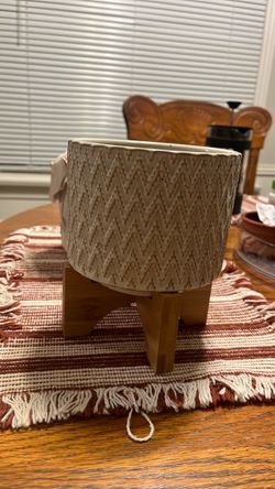 2 small decor planters