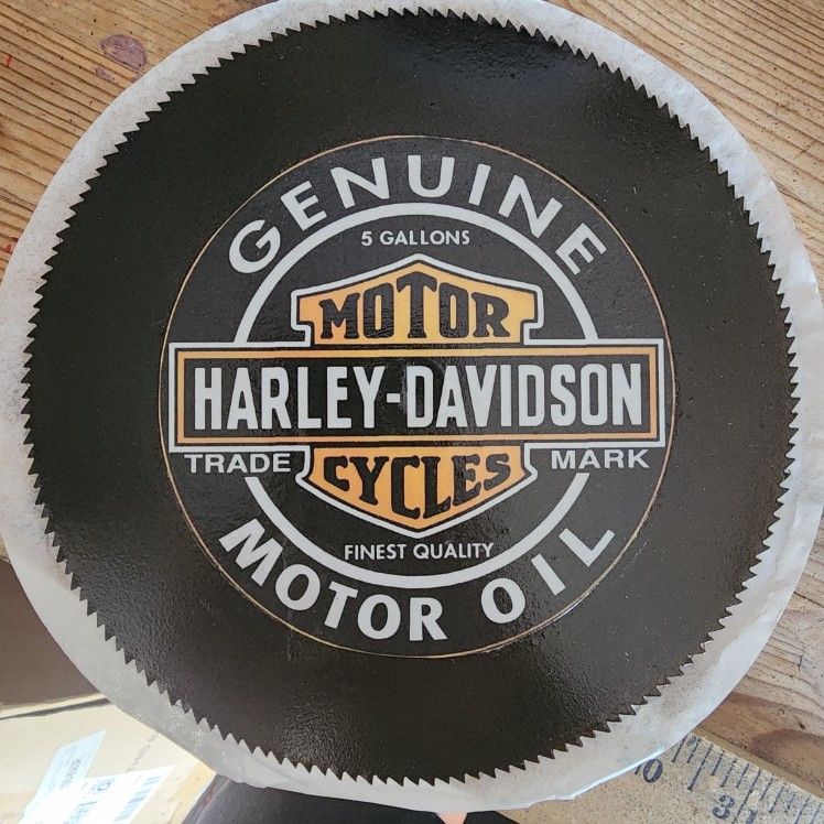 Harley Davidson Decorative Saw Blade 