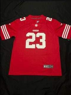 Brand new never worn Red Christian McCaffrey San Francisco 49ers Stitched Jersey.