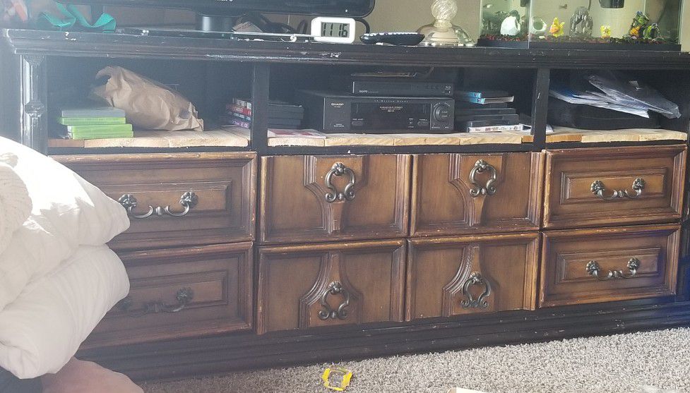 Tv stand with drawers