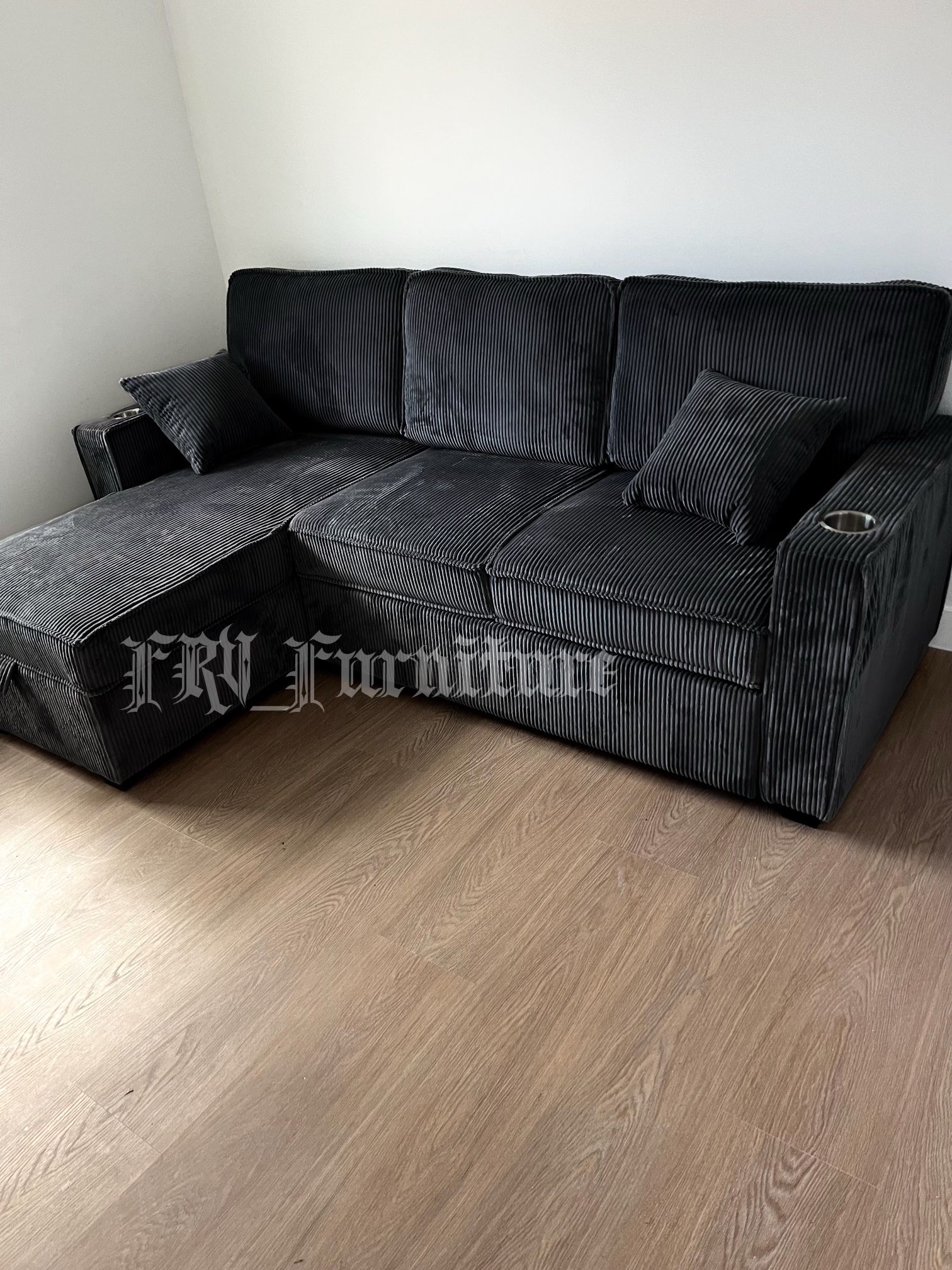 New Black Sofa
