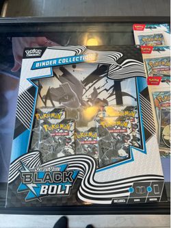 Black Bolt & White Flare Binder collections