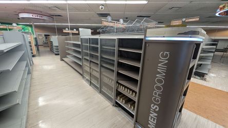 Retail Store Shelving Unit – discount store gandola shelf