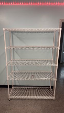 Industrial Wire Grid Shelves