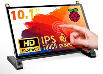 ROADOM Raspberry Pi Screen, 10.1’’ Touchscreen Monitor