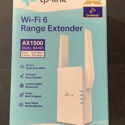 Wi-Fi 6 Range Extender AX1500 RE505X