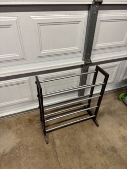 4-Tier Metal Shoe Expandable Rack