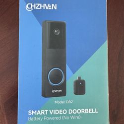 Doorbell Camera Wireless, FHD Smart Video Doorbell Wireless with AI Analysis, 2.4G Wi-Fi, Battery Powered, Anti Theft, PIR Motion Detection for Apartm