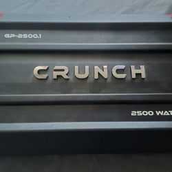Crunch monoblock amp