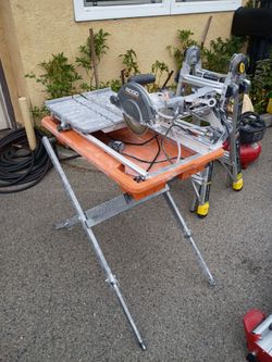 RIDGID Wet Tile Saw with Stand