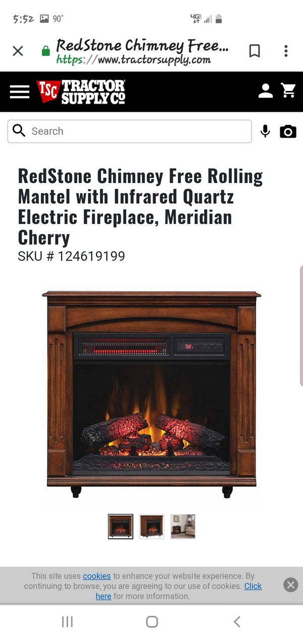 Redstone Electric Portable Fireplace for Sale in Jacksonville, FL OfferUp