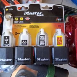 Master padlock, 4 pack heavy duty.I have three of these