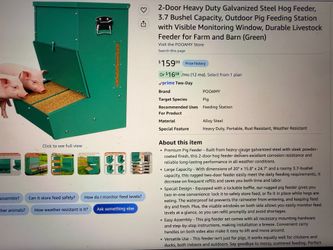 Brand new heavy duty hog feed
