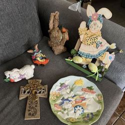 Easter decor all for price 