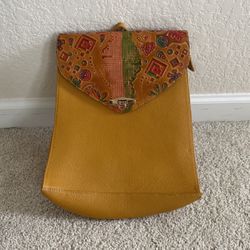 Hand Crafted Leather Backpack/Purse 