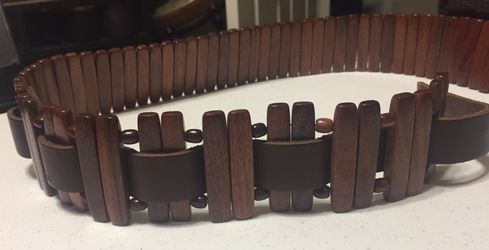 Wooden Guitar Strap.