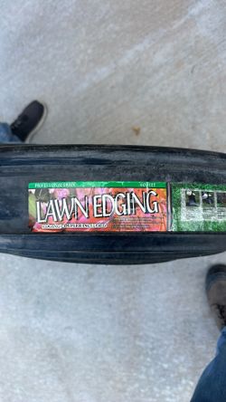 Lawn plastic edging for all