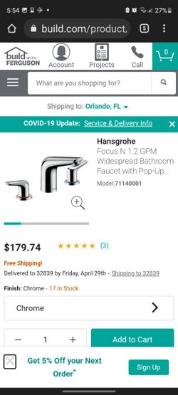 Hansgrohe Bath Faucet
