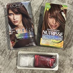 NEW 3-QTY Sealed Hair Color (Deep Bronze Brown) and (Warm Bronze)