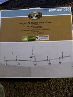 5 Light Led Flexible Track Fixtures 