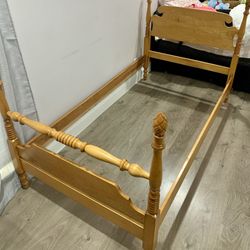 Twin Bed Wooden Frame (2)