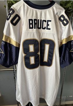 St. Louis Rams Issac Bruce Reebok NFL Jersey White  Stitched Big and Tall 60 VTG