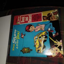The Speedy Little Taxi Book and 45 RPM record - Peter Pan #1926 year 1960