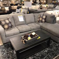 Zella Charcoal LAF or RAF Sectional / couch /Living room set