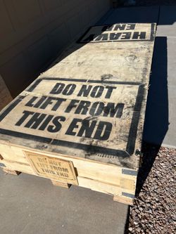 Palletized Pine Box