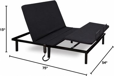 Full Size Adjustable Bed Frame Base - Remote Electric