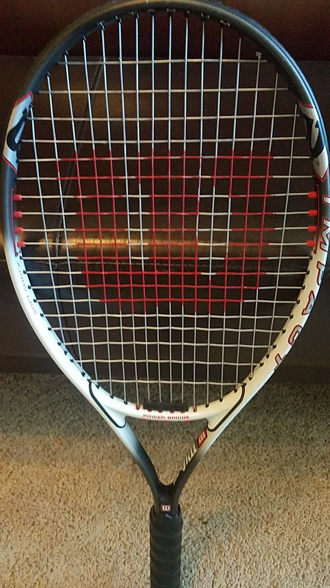 Tennis racket Wilson titanium impact