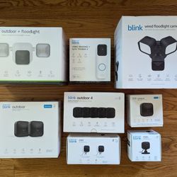 Blink security cameras - NEW & SEALED - see description for prices