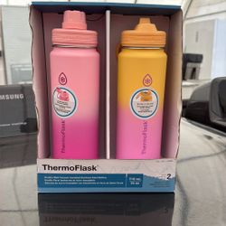 🔥 ThermoFlask Water Bottles Set – New