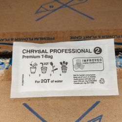 Lot of 520 Chrystal Professional Premium T-Bag Flower Vase Food/Preservative 