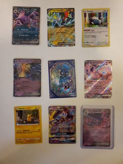 Pokemon Card Lot of 9 Official TCG Cards can include Ultra Rare EX GX V Lot #40