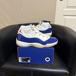 Brand new Air Jordan Rare Air 11’ s size 14 with original box and proof of purchase. 