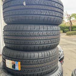 225/45R17 SET OF 4 NEW TIRES WITH INSTALLATION AND BALANCING