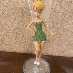 DISNEY BRADFORD EXCHANGE "TINKER BELL MAGICAL MOMENT" FAIRY FIGURE Costume W/Swarovski  Cristal