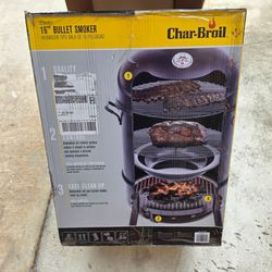 Char-Broil 16 inch Bullet Smoker Black