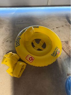 Double ring baby float seat