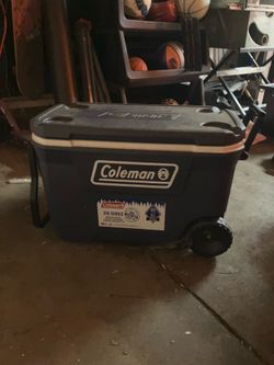 Coleman Cooler used once in perfect condition