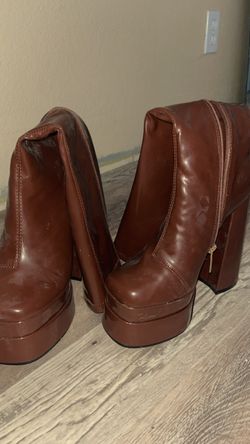 Cape robbin leather ankle  boots