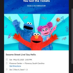 Sesame Street Live Tickets