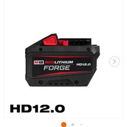 Milwaukee M18 18V Lithium-Ion REDLITHIUM FORGE HD 12.0 Ah Battery Pack