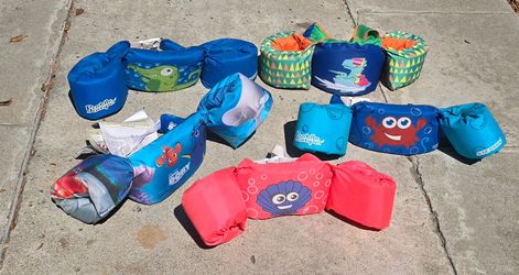 Puddle jumpers arm floats, 30 - 50 lbs. $10 - $15 each