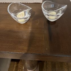 Nambe Candle Holders. Set of 2. 